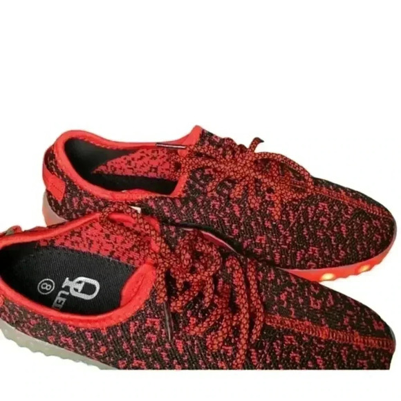 Women's LED light up footwear - LED Sneakers - Tennis Shoes Size 8 - Picture 16 of 16